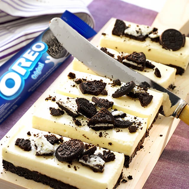 OREO BARS (Tidak perlu dipanggang!)