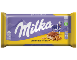 Milka Cream And Biscuit 100G