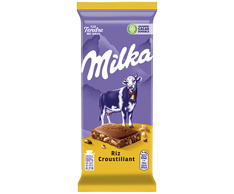 Milka Riz Croustillant 100G