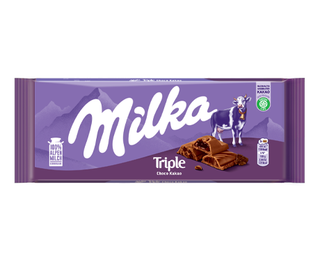 Milka Triple Chocolate 90G