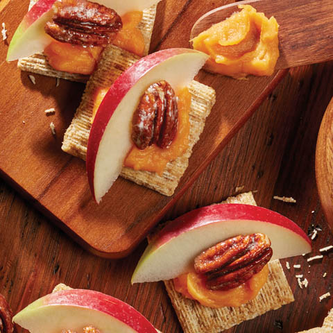 TRISCUIT Sweet Potato-Apple Topper