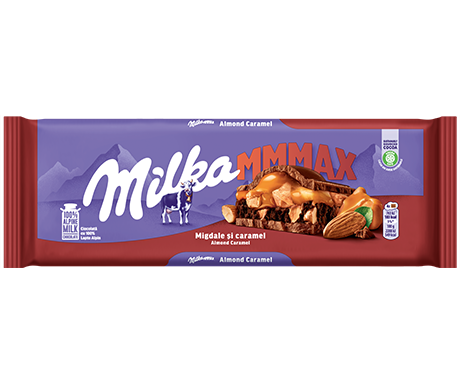 Milka Migdale și Caramel 300g