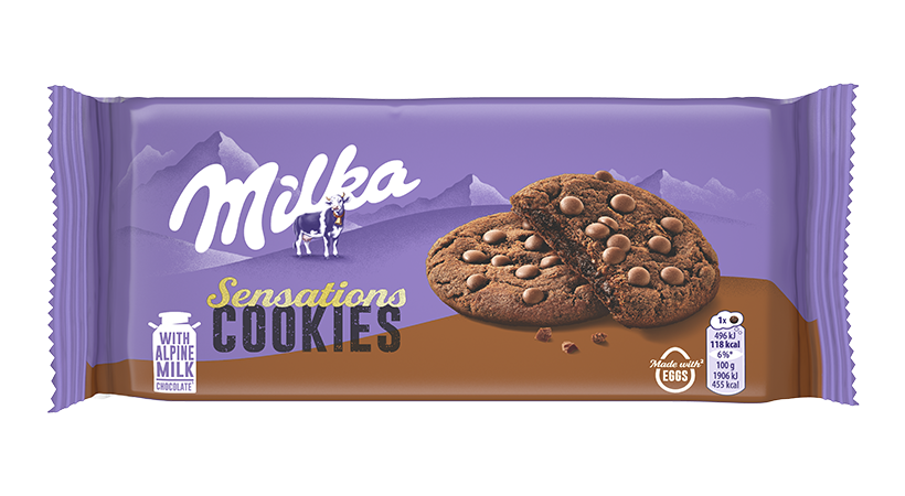 Milka Sensations Cookies Choco 156g​