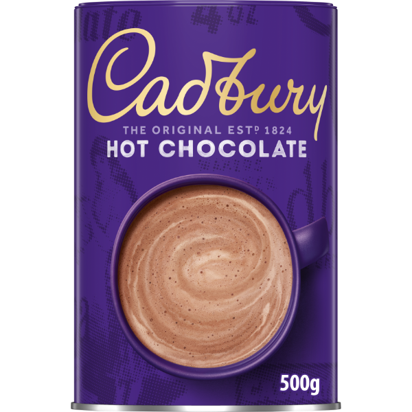 CADBURY DRINKING CHOCOLATE 500G TIN