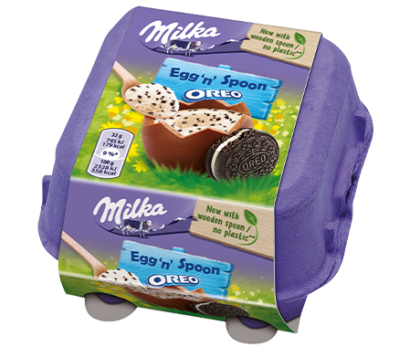 Milka Egg ‘n’ Spoon Oreo 128 g