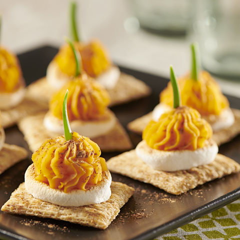 TRISCUIT Toasted Marshmallow-Sweet Potato Toppers