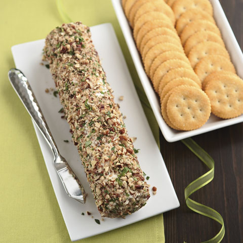 RITZ Herb-and-Nut Cream Cheese Log