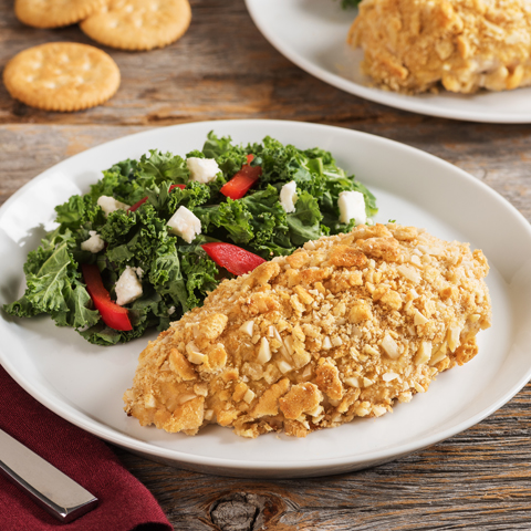 RITZ Almond-Crusted Chicken Dijon
