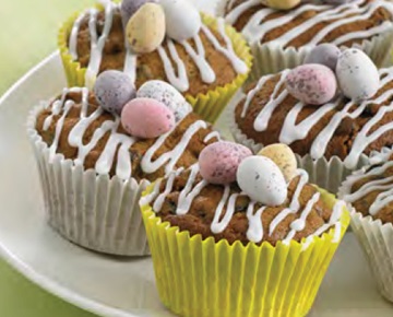 Easter Simnel Cakes with Cadbury Mini Eggs