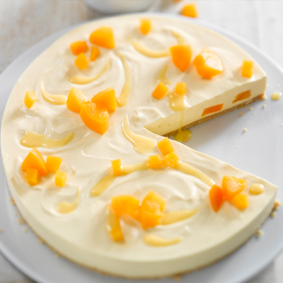 Pfirsich-Eierlikör Cheesecake