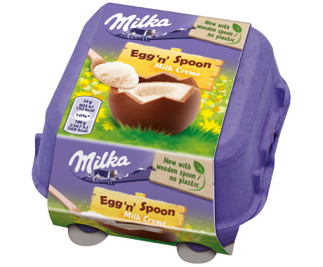 Milka Egg ‘n’ Spoon Milk Creme 136 g