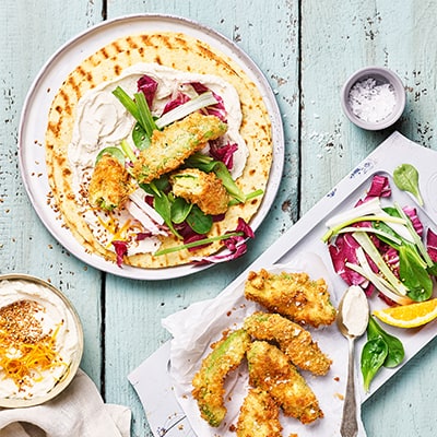 Knusprige Avocado Spalten