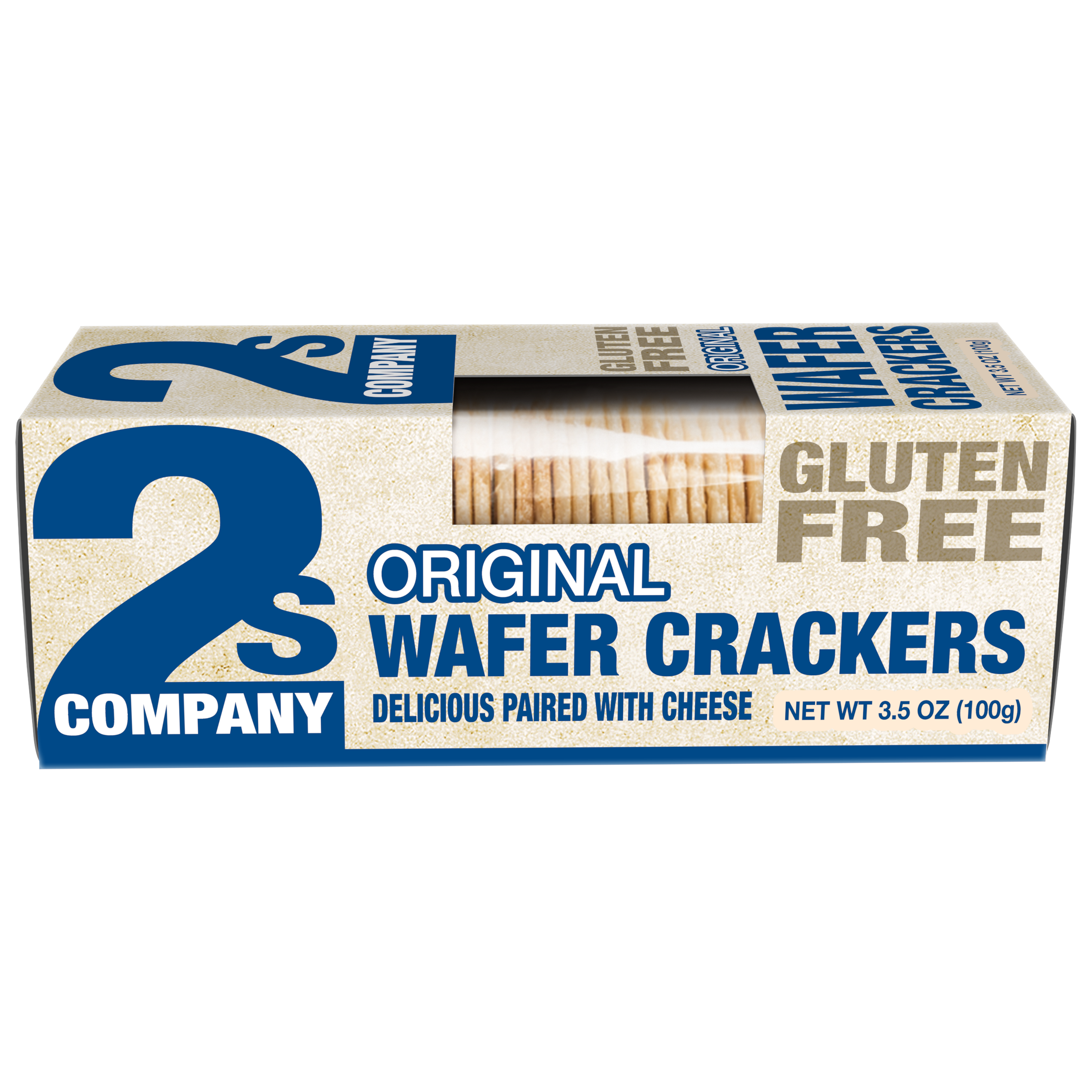 2s Company Wafer Crackers Gluten Free Original 3.5oz