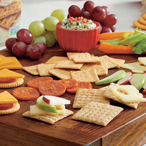 Movie Night Cheese and Cracker Board