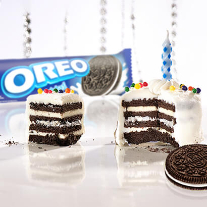 MINI OREO BIRTHDAY CAKE