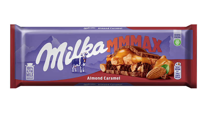 Milka Mmmax Mandel Karamell 300g