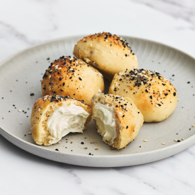 Stuffed Bagel Bites with Philadelphia®