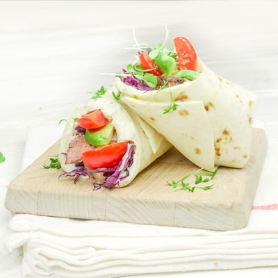 Philadelphia wrap au boeuf