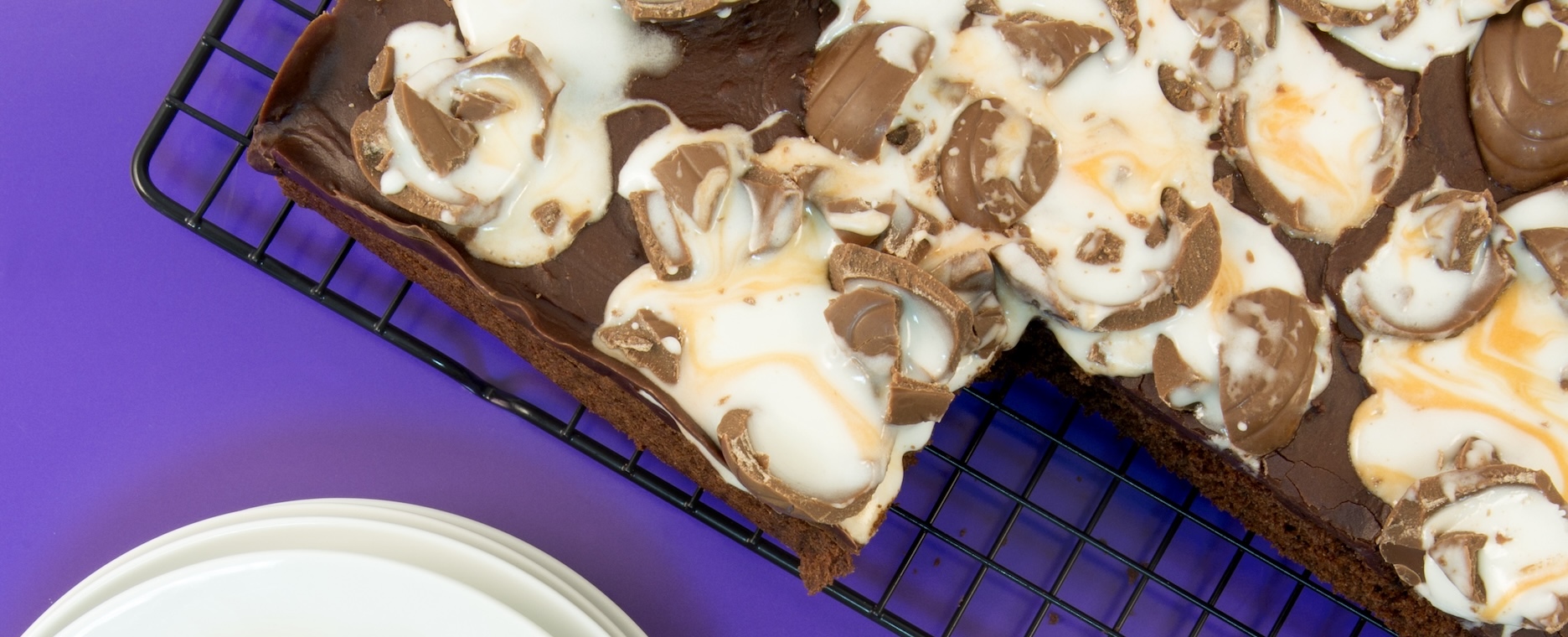 Cadbury Creme Egg Tray Bake