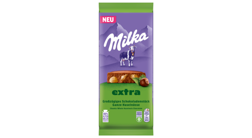 Milka Extra Ganze Haselnüsse 190g
