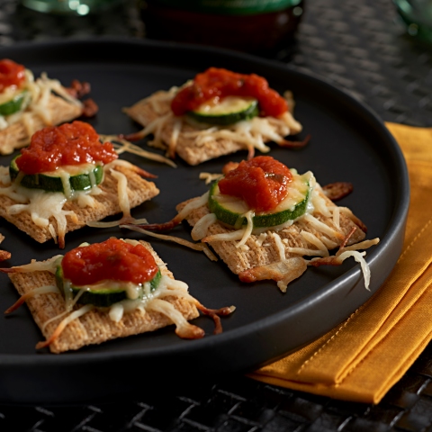 Easy Zucchini Pizza Bites