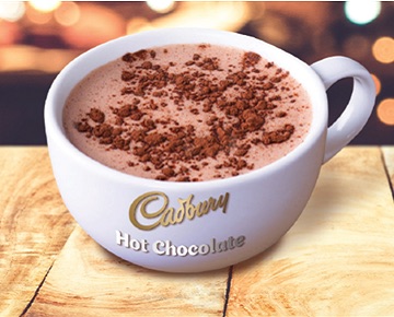 Perfect Serve Cadbury Drinking Hot Chocolate