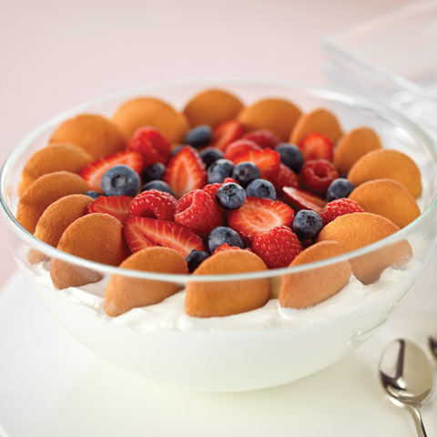 Vanilla-Berry Trifle in a Cloud