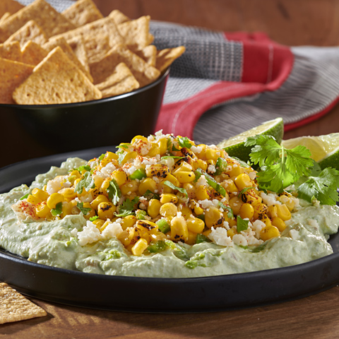 WHEAT THINS Street Corn Dip with Avocado Cream