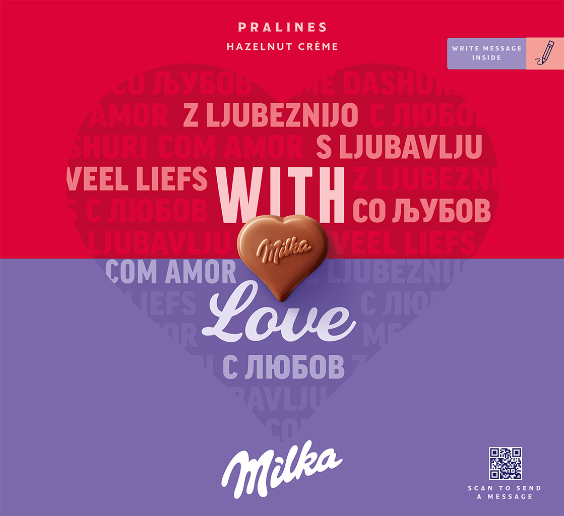Milka I love Milka Hazelnutcreme 110g
