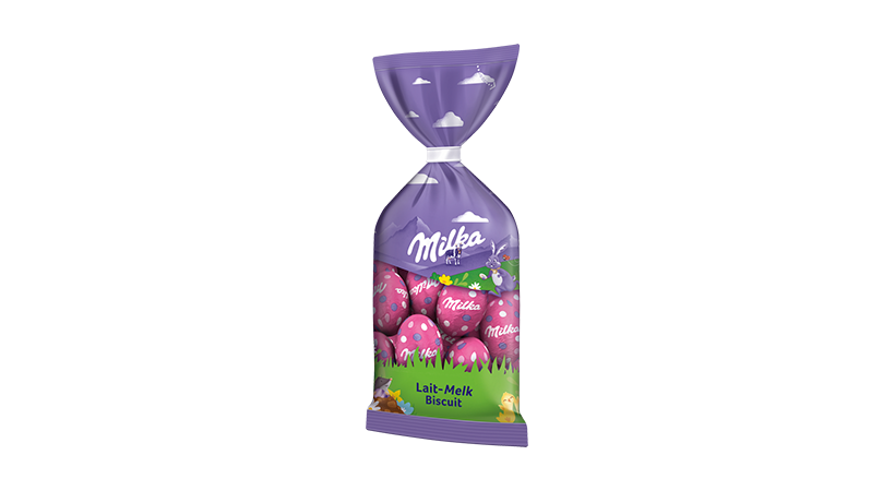 Milka Petits Oeufs De Pāques Lait Biscuit 100g