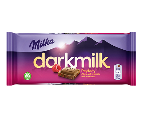 Milka Dark Milk Raspberry 85G