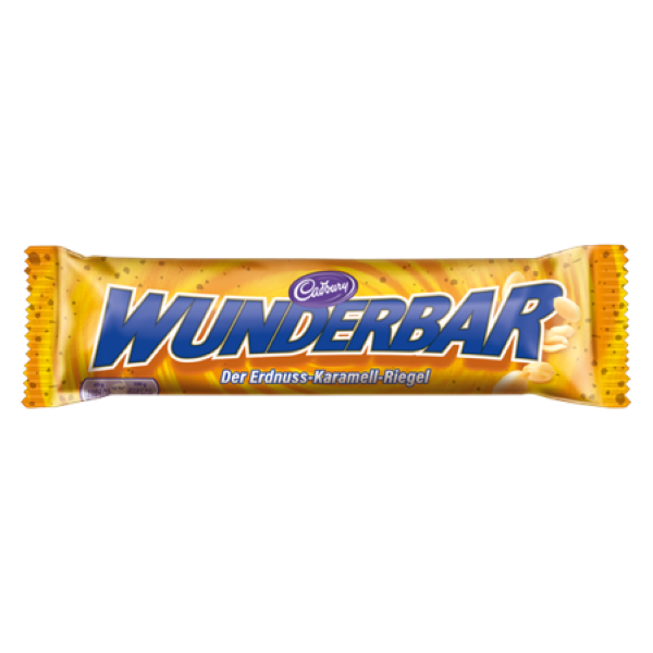 Cadbury Wunderbar Riegel Erdnuss-Karamell 49 g
