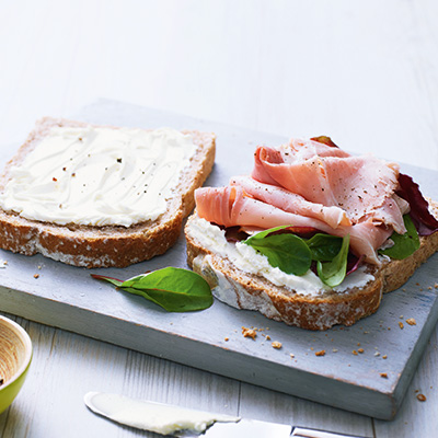 Sandwich jambon Philadelphia Sans lactose
