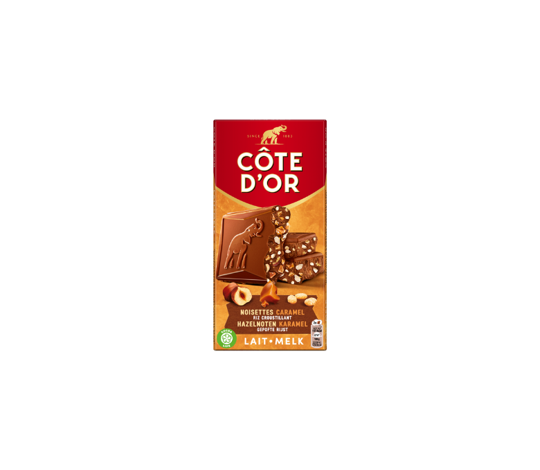 BLOC Lait Noisettes Caramel Riz Croustillant