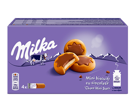 Milka Chocominis 150G/ Milka Biscuiți Cu Cremă De Lapte 150G
