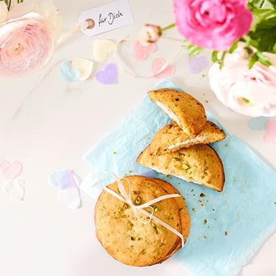 Cookies cheesecake-pistaches