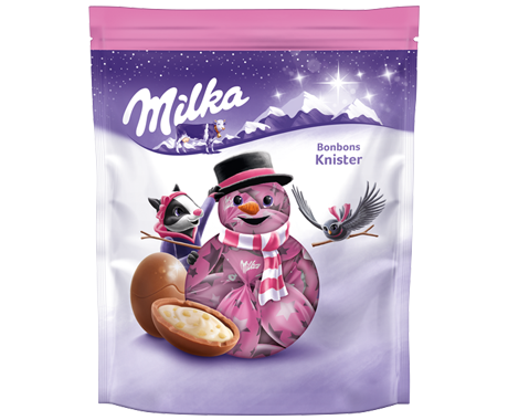 Milka Bonbons Fourrés Lait Pétillant 86G