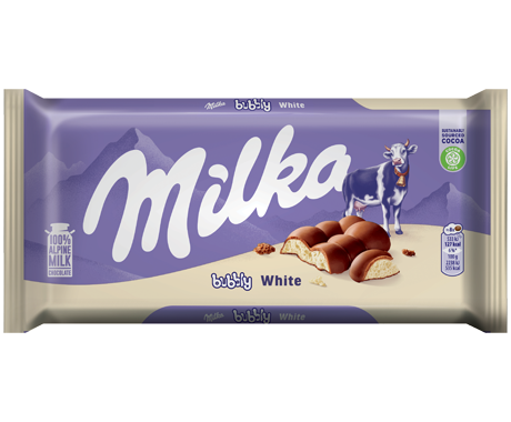 Milka Bubbly White 95G