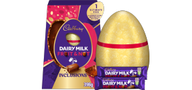 Cadbury Fruit and Nut Ultimate chocolate Easter Egg and individually wrapped Cadbury chunks, 398g