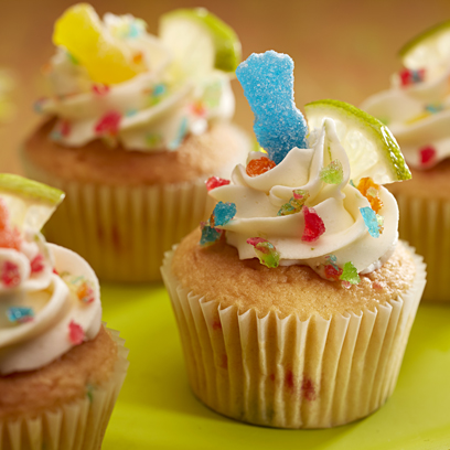 SOUR PATCH KIDS Fiesta Fun Cupcakes