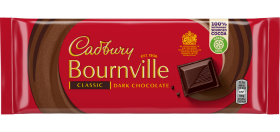 Cadbury Bournville Classic Dark Chocolate Bar 180g - Tesco Groceries