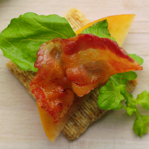 Bouchées TRISCUIT à la pêche et au bacon