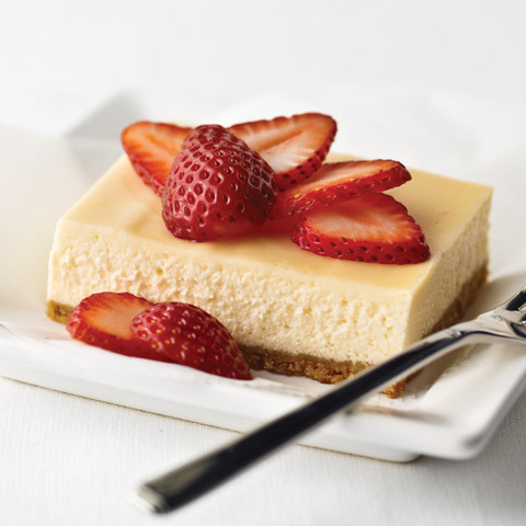 New York-Style Sour Cream-Topped Cheesecake