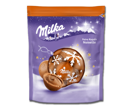 Milka Feine Kugeln crispy Noisette 90g