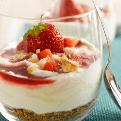 Erdbeer Cheesecake Dessert