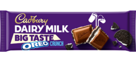 Cadbury Dairy Milk Big Taste Triple Choc Peanut Caramel Oreo Choco Biscuit  300g