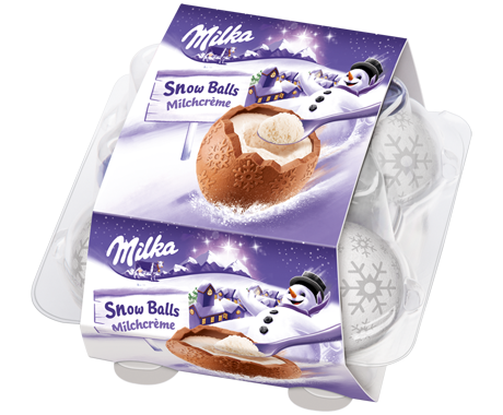 Milka Snowballs Lait 112G