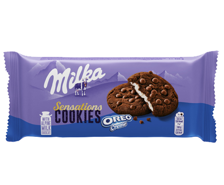 Milka Biscuits Sensations Cookies Oreo Creme 156g