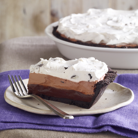 OREO Triple-Chocolate Layered Pie