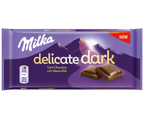 Milka Delicate Dark Alpine Milk 85 g